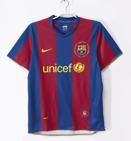 Retro 2007/08 Barcelona home S-XXL