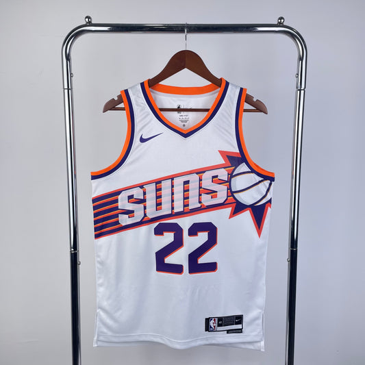 24 Season Phoenix Suns Home White 22 # Ayton