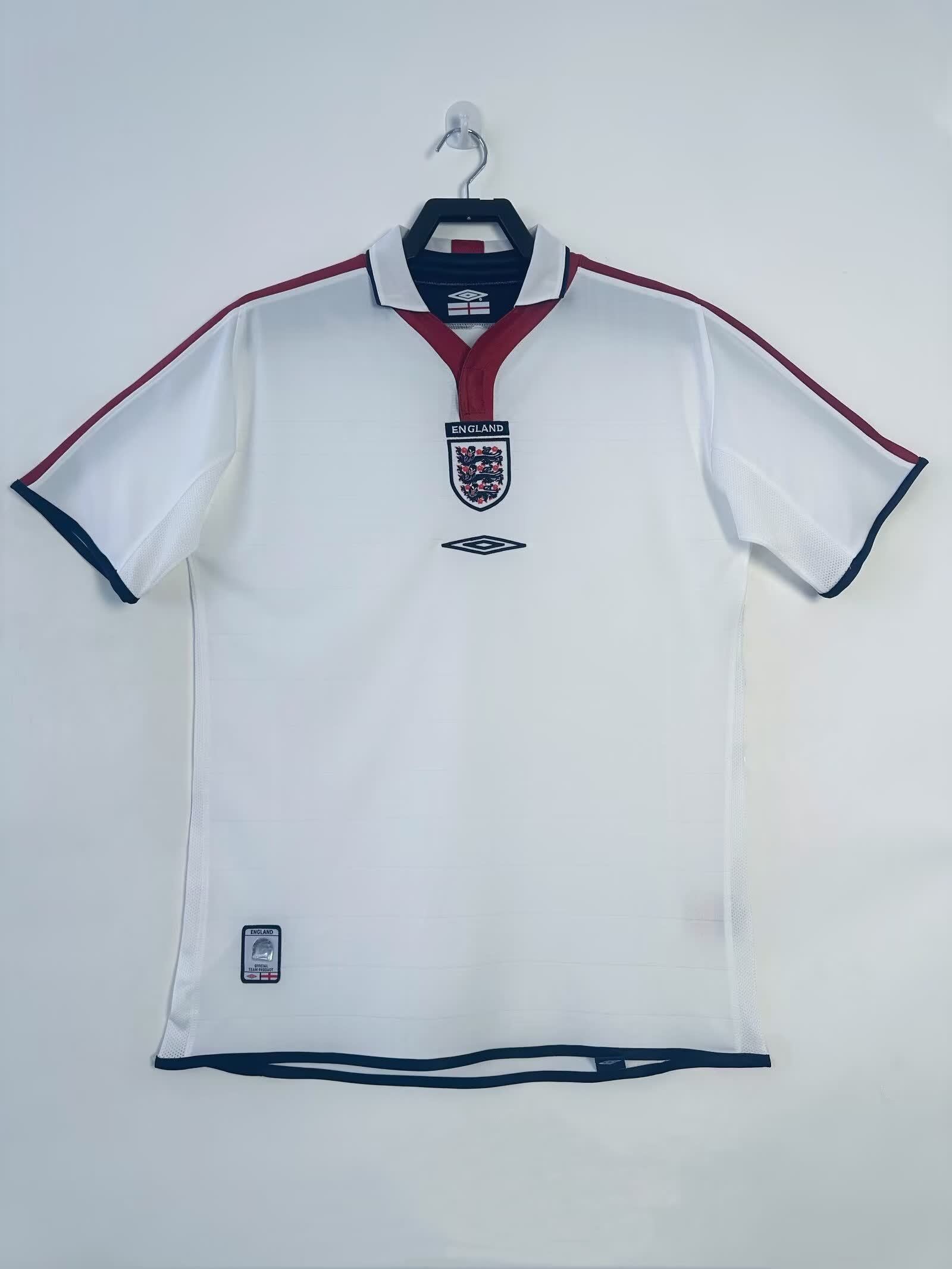 Retro 2004 England home S-XXL