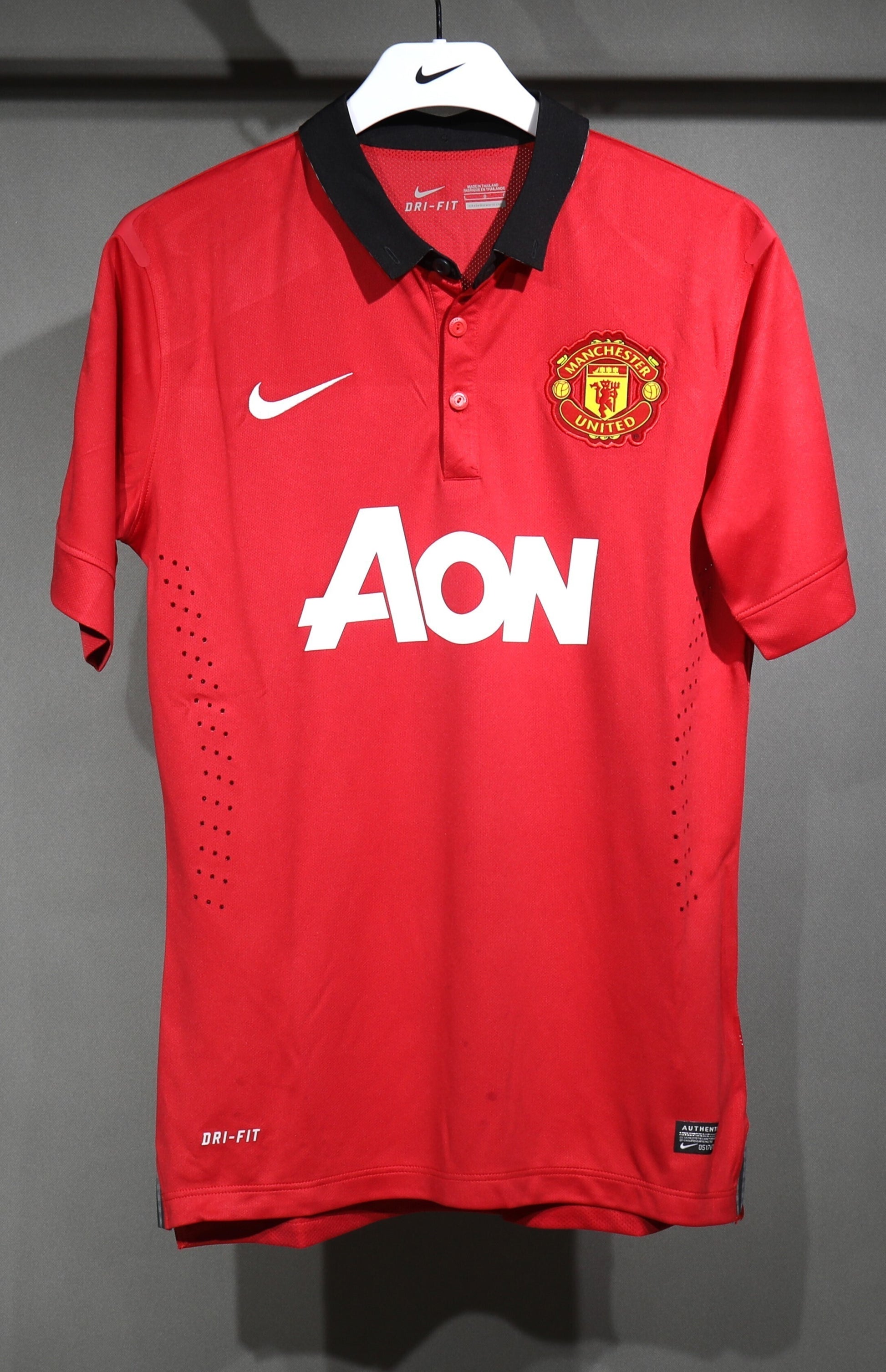 Retro 2013/14 Manchester United home player edition S-3XL