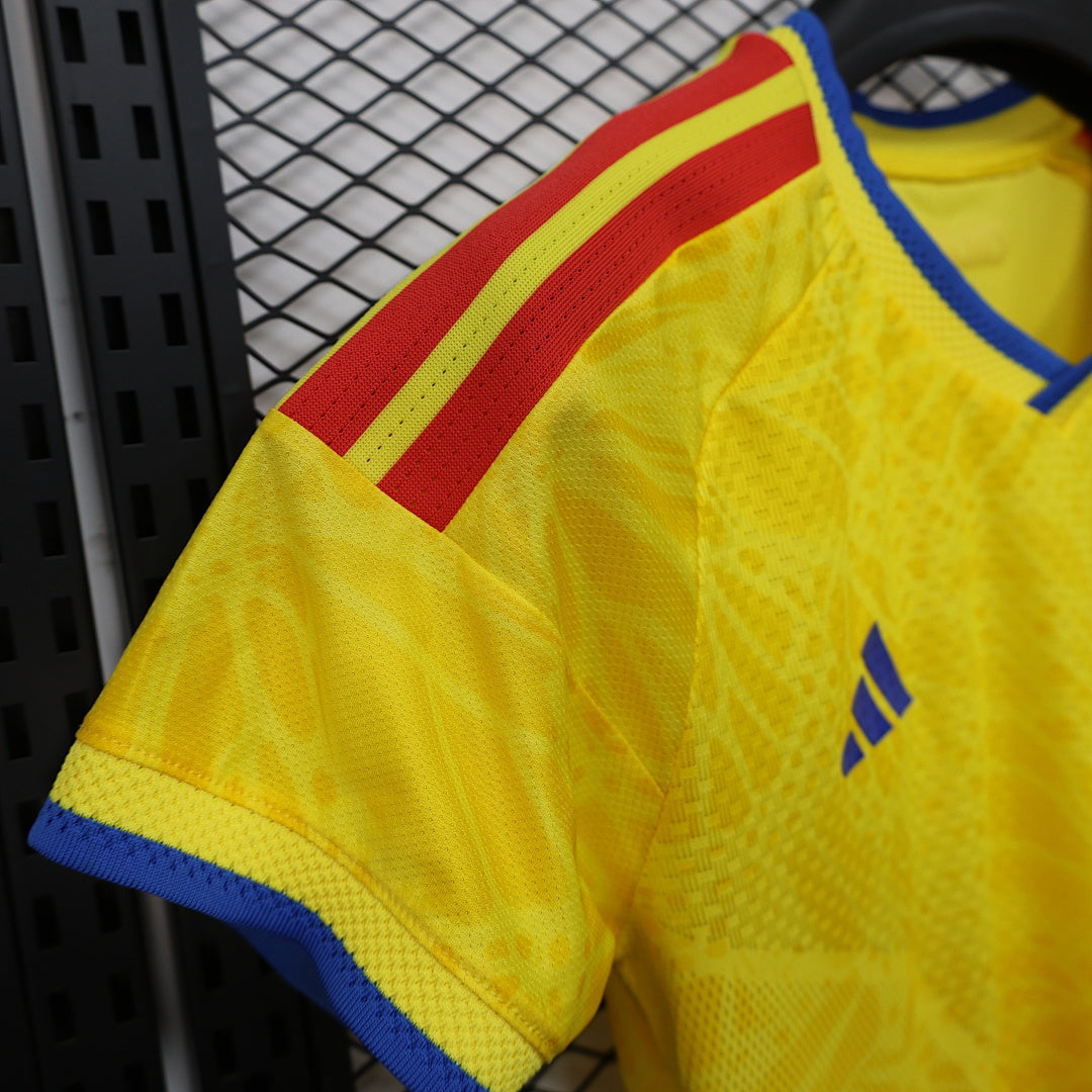 Women # Colombia Home Player Edition Yupoo Soccer Jerseys S-XXL5