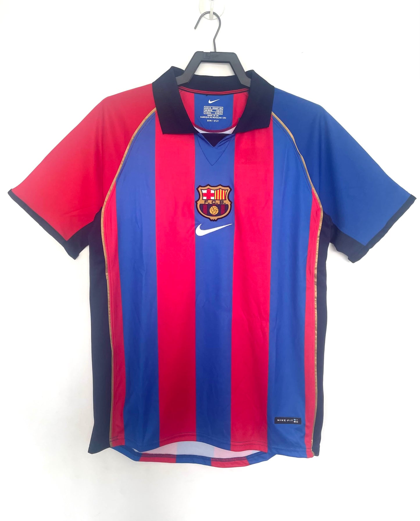 Retro 2001/02 Barcelona home S-XXL