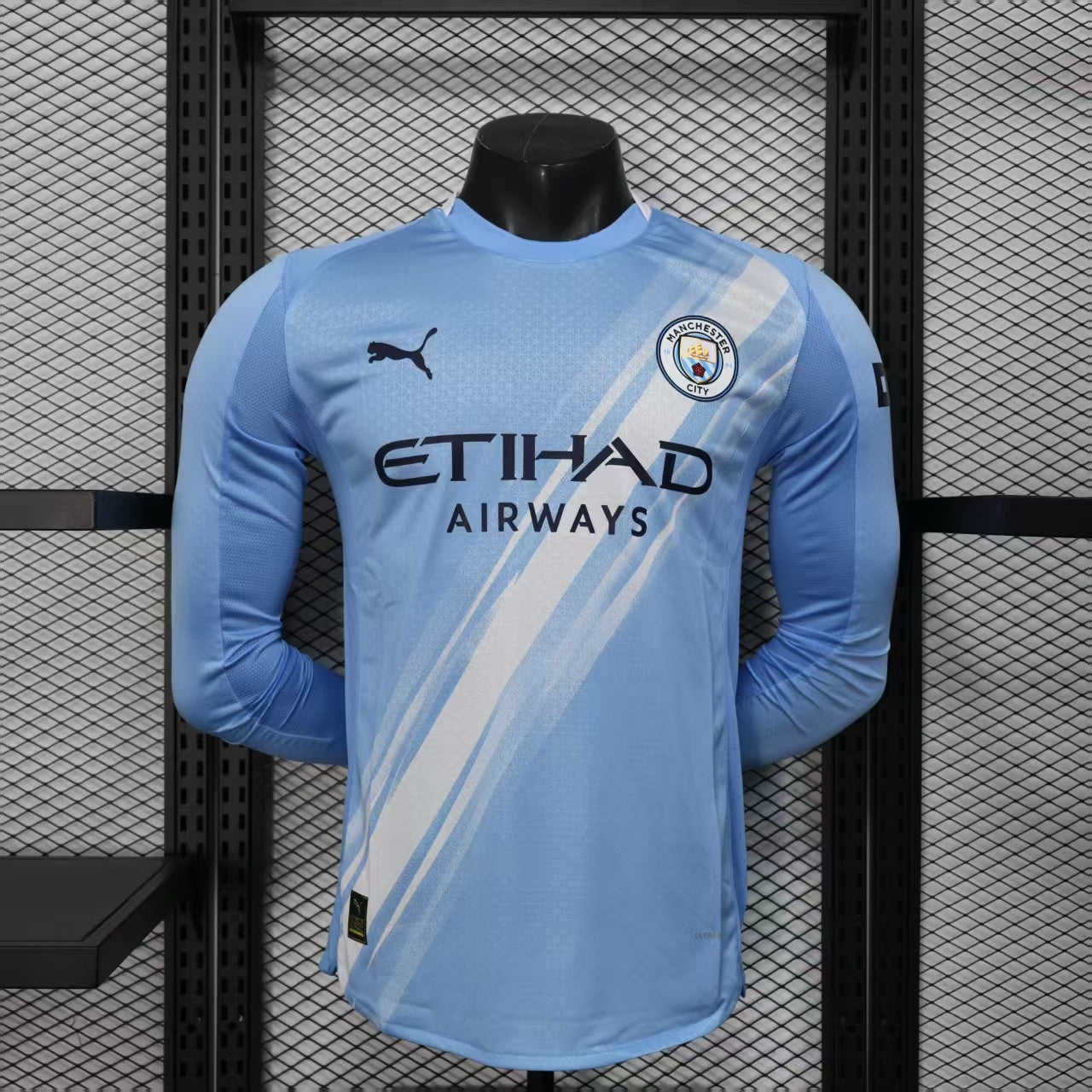 25/26 Manchester City Home Long Sleeve Player Edition S-XXL