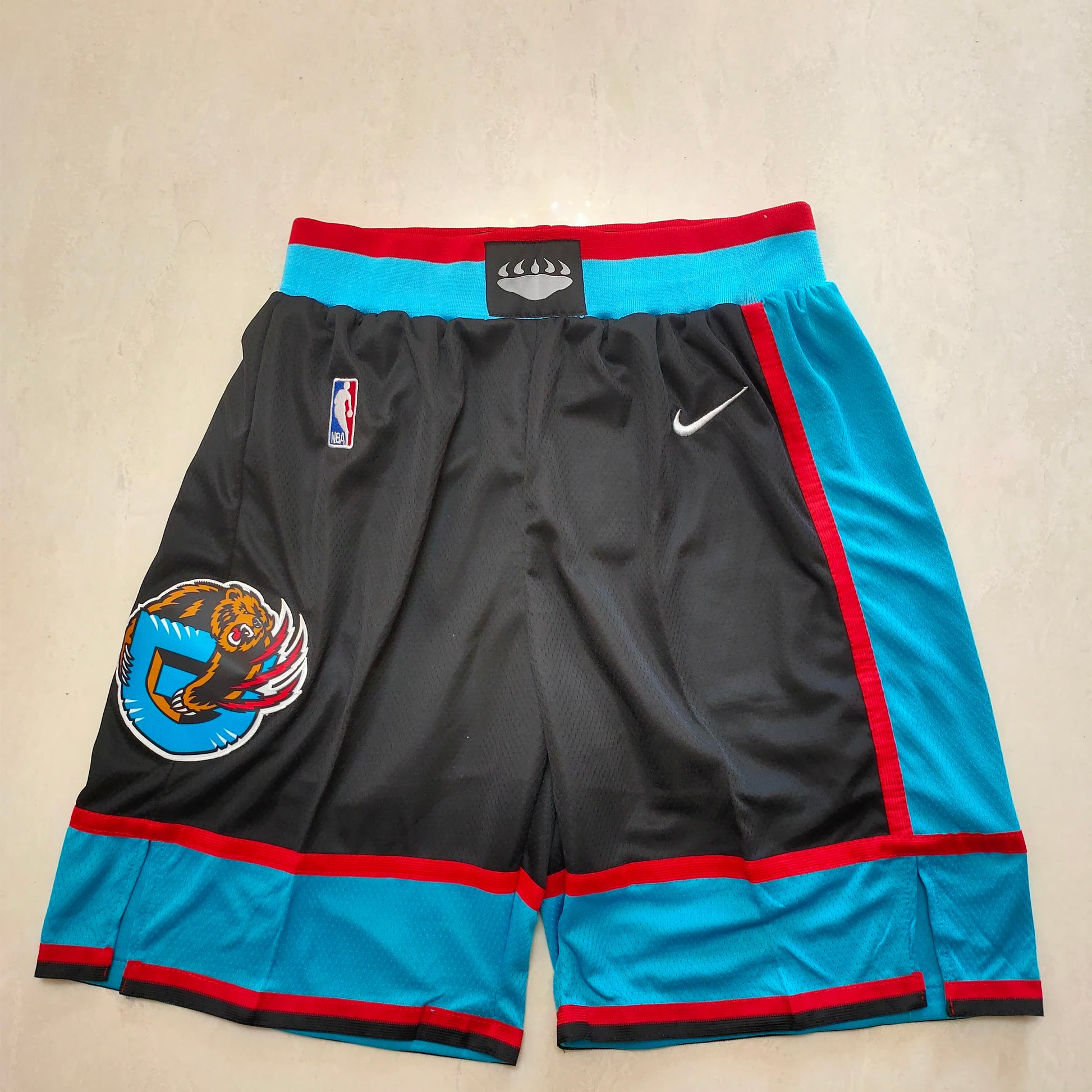 Grizzlies New Black Shorts