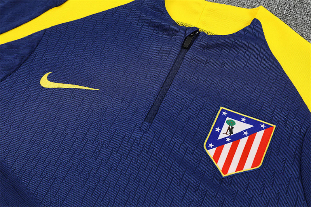 /26 Atletico Madrid Blue Half Pull Training Suit (Adults&amp;Kids)8