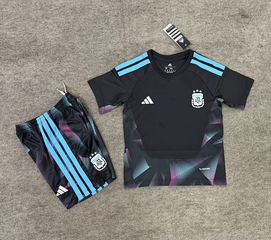 /27 Kids Argentina Goalkeeper Black &amp; Size 16-282