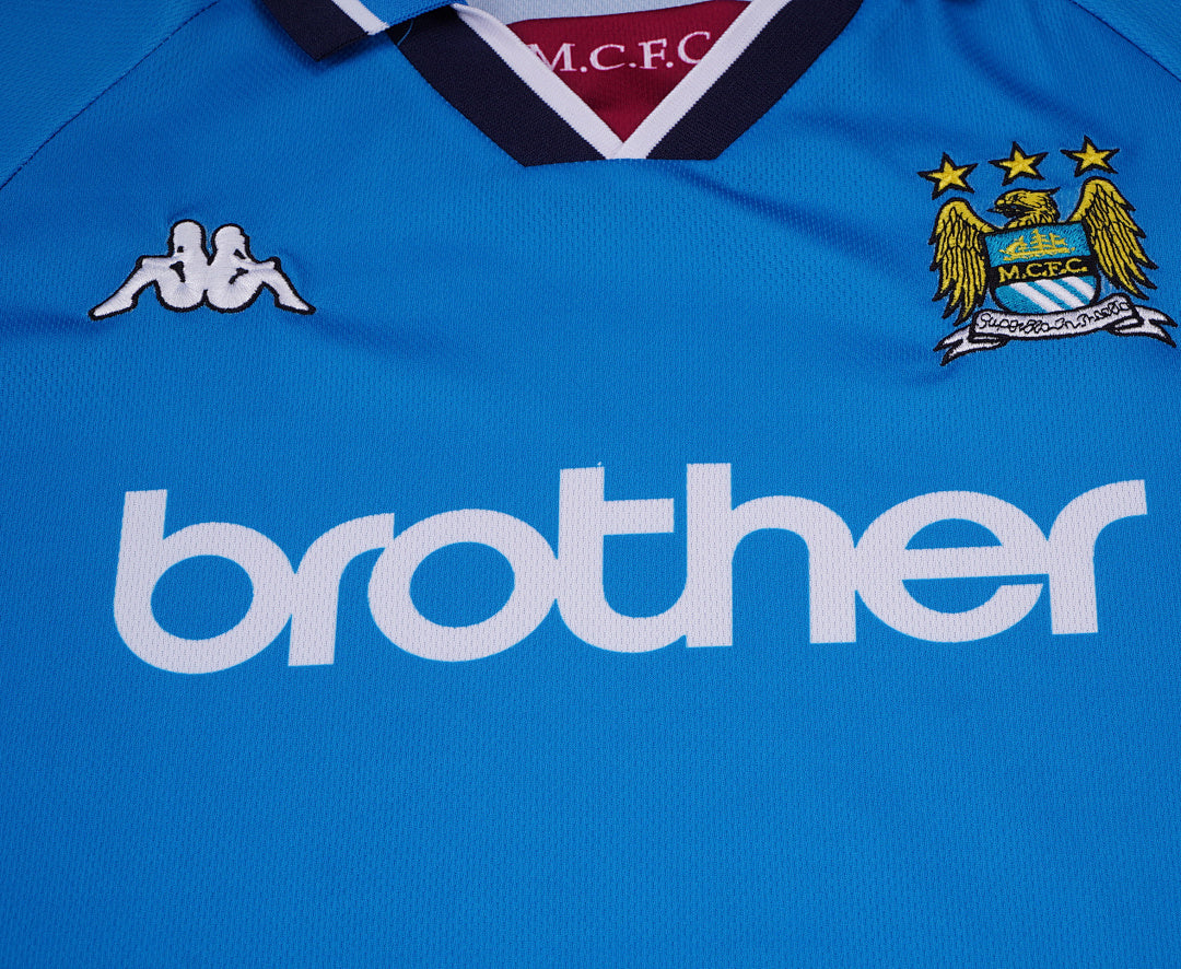 Retro Kids 1997/98 Manchester City Home Football Shirt&amp;Size16-287