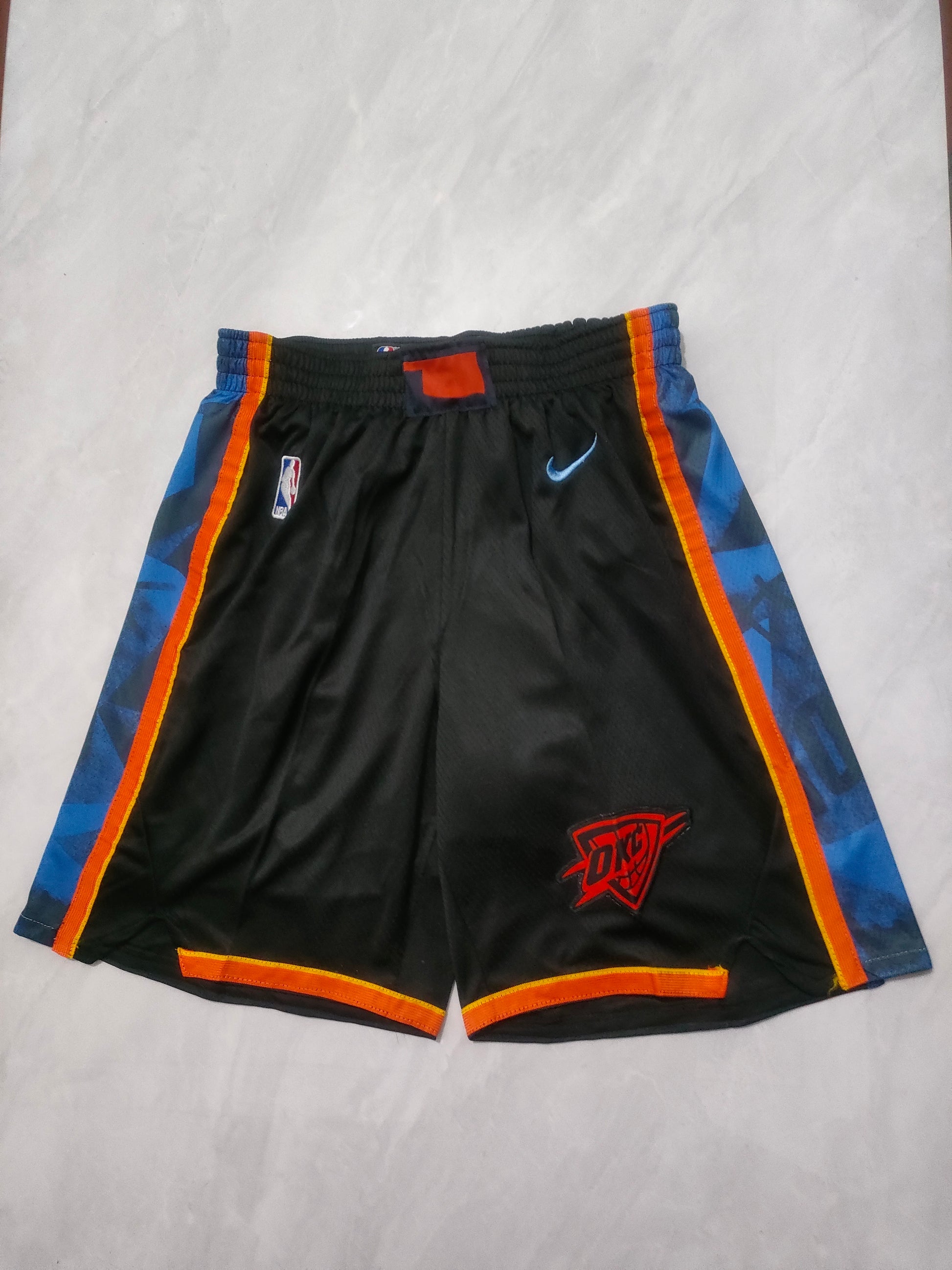25th Thunder City Edition Black NBA Shorts S-XXL