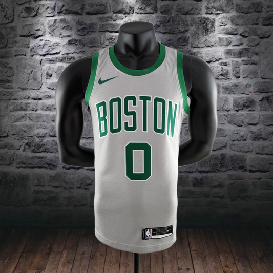 Tatum#0 Boston Celtics Grey NBA Jersey