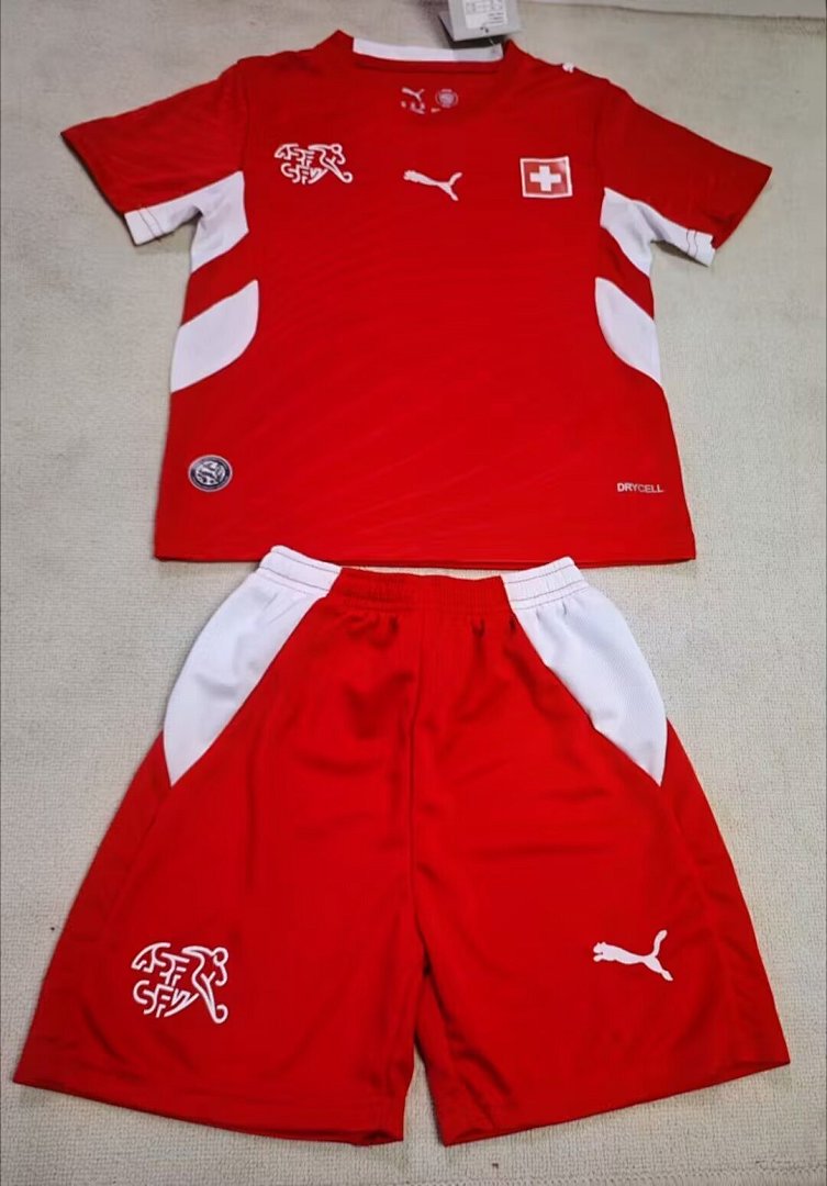 /27 Kids Switzerland home Yupoo Soccer Jerseys&amp;Size 16-305