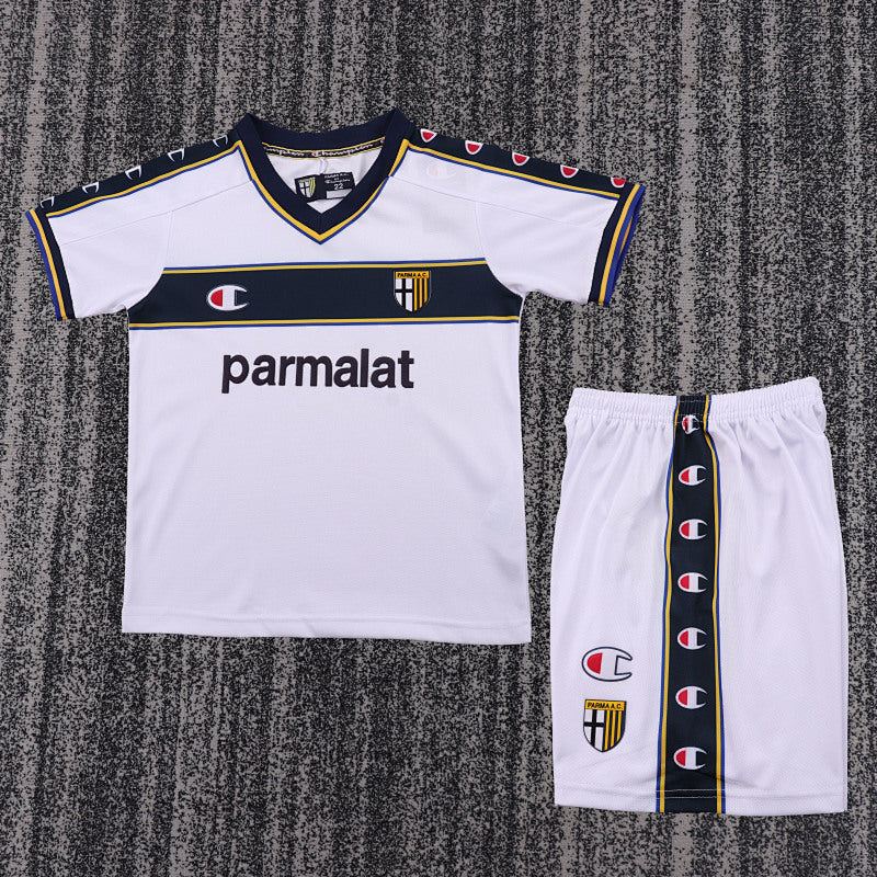 Retro Kids 2002/03 Parma Calcio 1913 Home Football Shirt&amp;Size16-287
