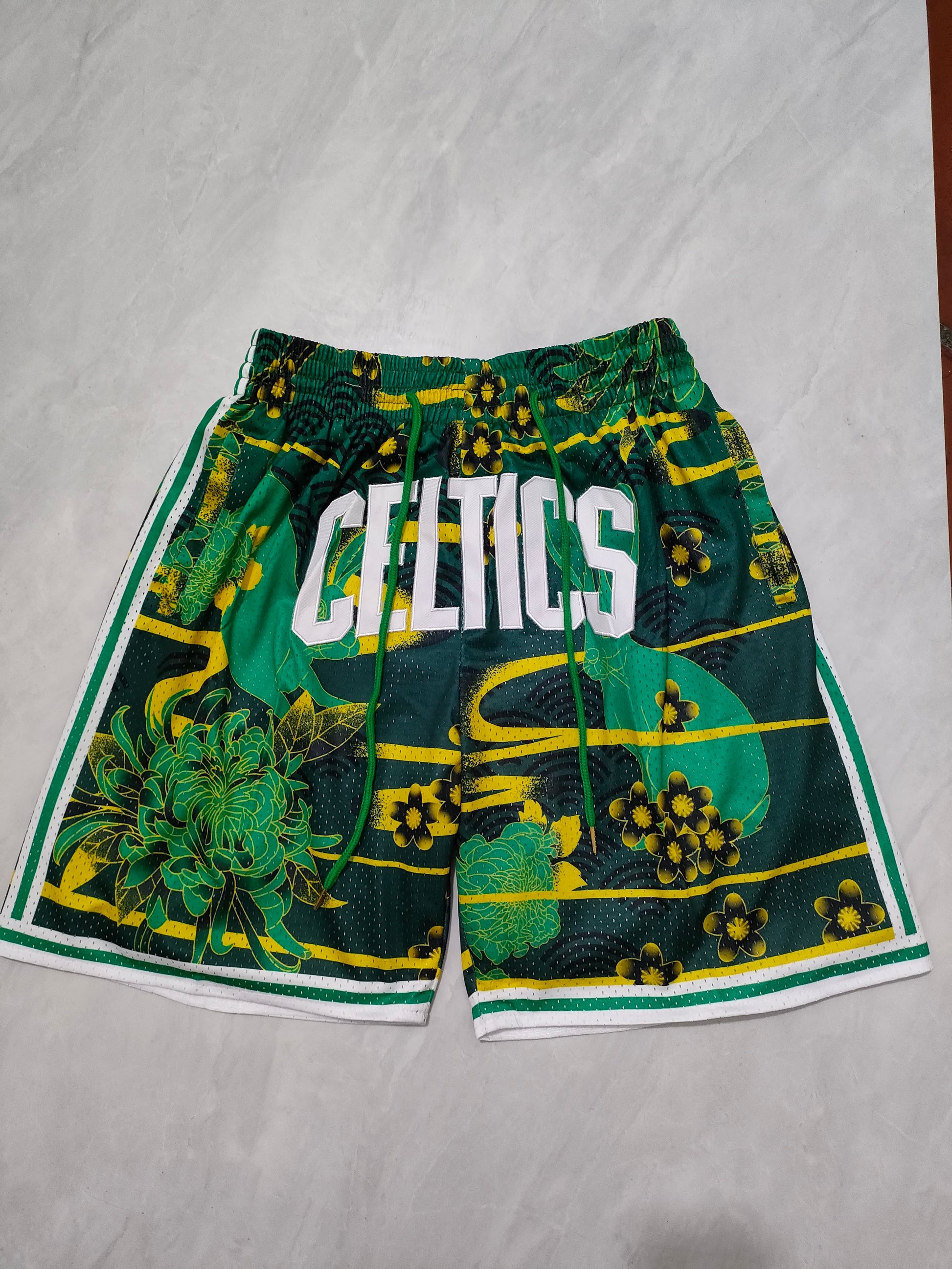 NBA Celtics Green Rabbit Pocket Shorts