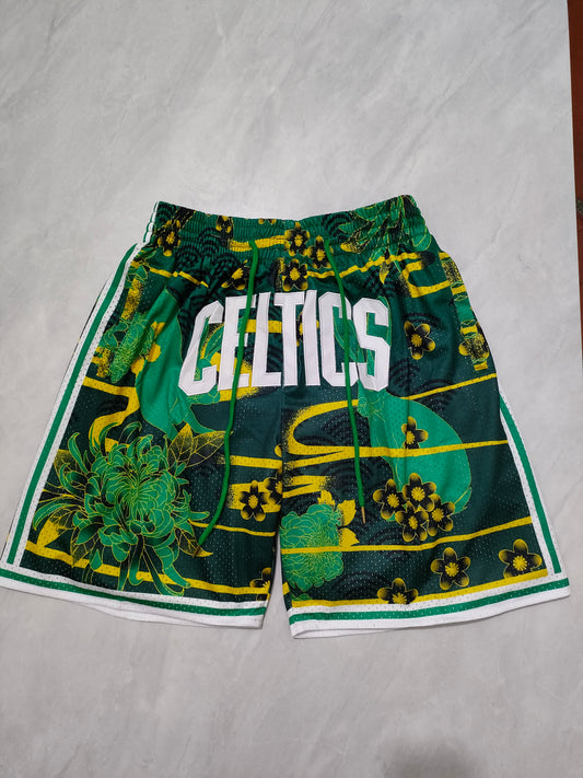 NBA Celtics Green Rabbit Pocket Shorts