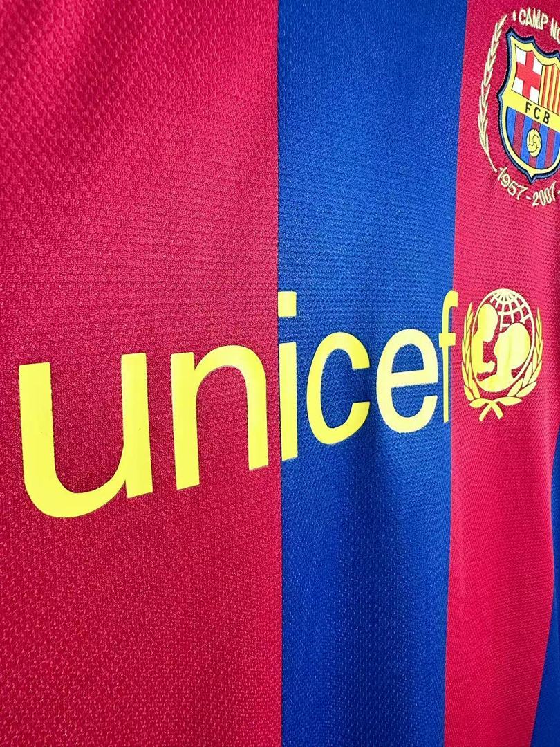 Retro 2007/08 Barcelona home long sleeved Yupoo Soccer Jerseys S-XXL6