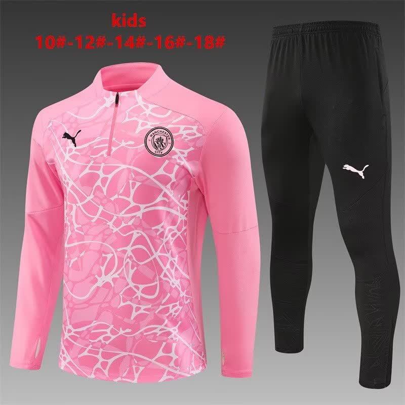 24/25 Kids # Manchester City Pink [Camouflage] Size 10-18