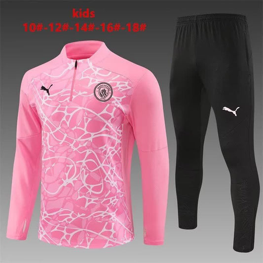 24/25 Kids # Manchester City Pink [Camouflage] Size 10-18