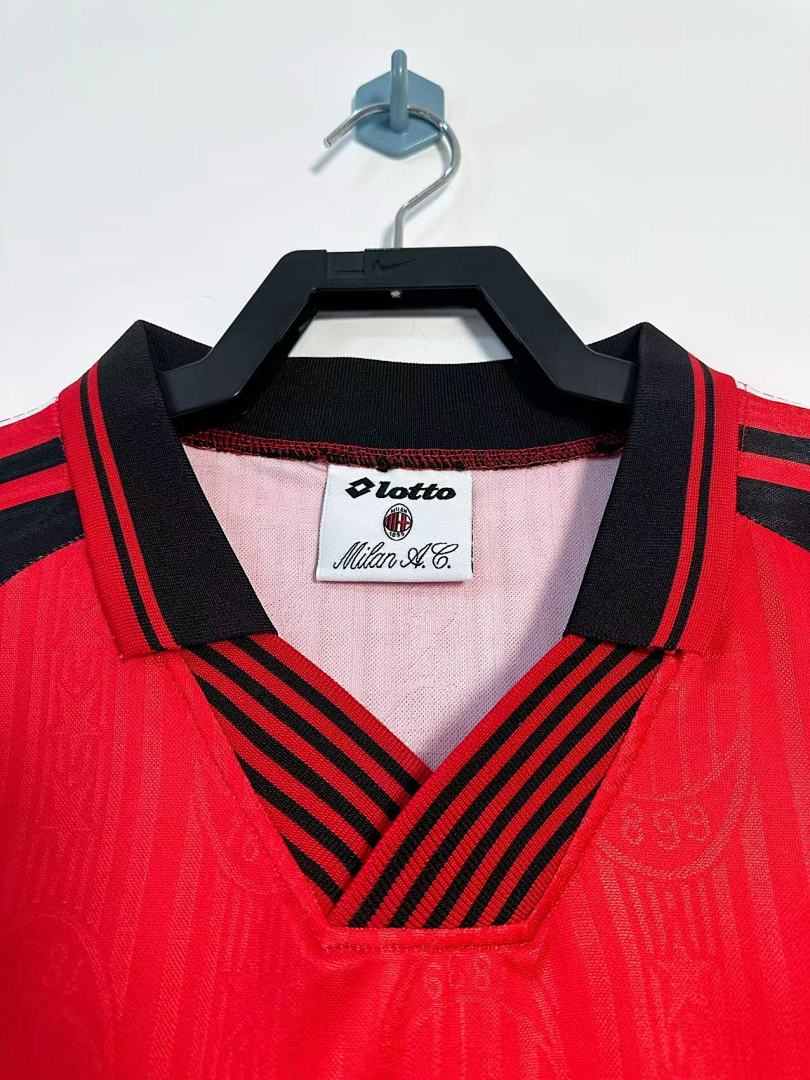 Retro 1997/98 AC Milan Red Special Edition S-XXL6