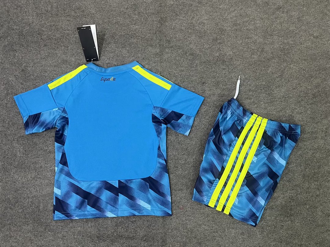 /27 Kids Spain Goalkeeper Yupoo Soccer Jerseys&amp;Size 16-282