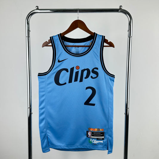 25th season Clippers City Edition 2 #Leonard S-XXL