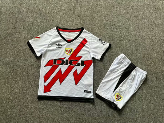 24/25 Kids Rayo Vallecano Home Size: 16-28