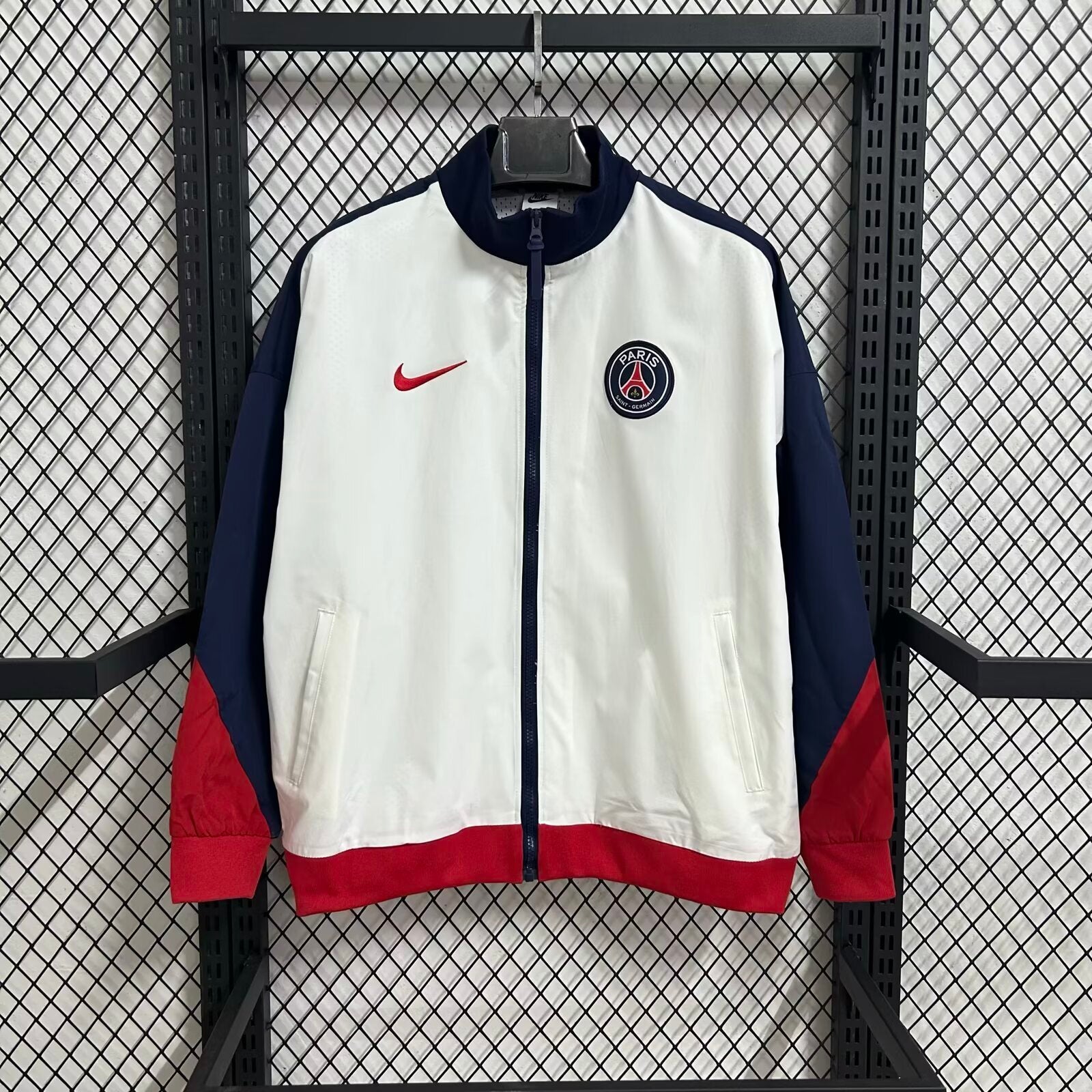 2025/26 PSG White Windbreaker S-3XL