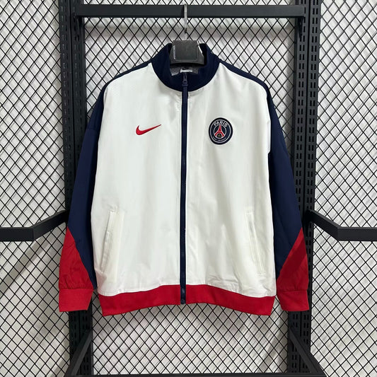 2025/26 PSG White Windbreaker S-3XL