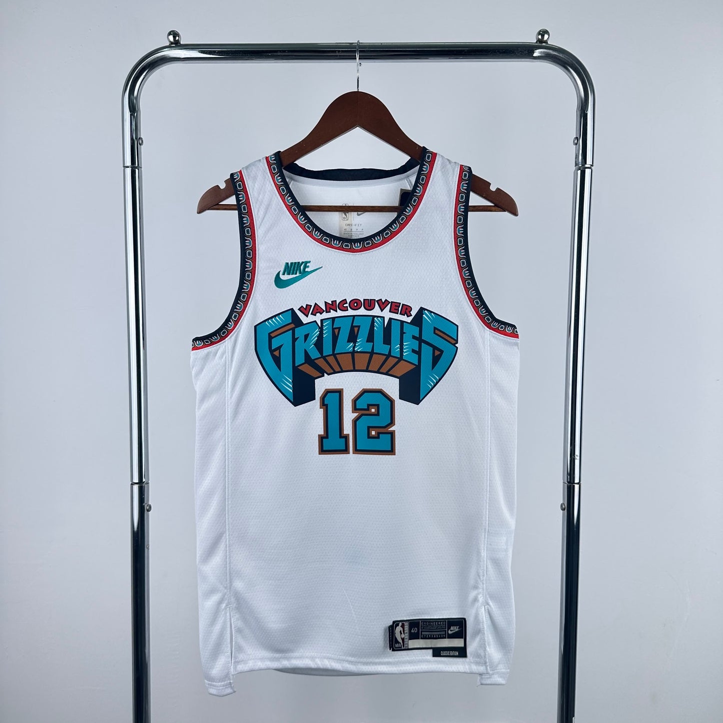 25 Season Grizzlies Retro 12 # Morant S-XXL