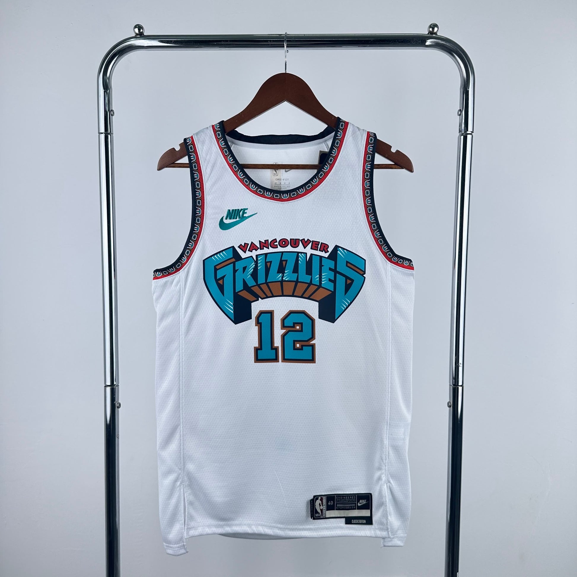 25 Season Grizzlies Retro 12 # Morant S-XXL