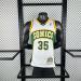 MN retro hot press jersey SW: Heat SuperSonics 07/08 season white 35 # Durant NBA Jersey S-XXL7