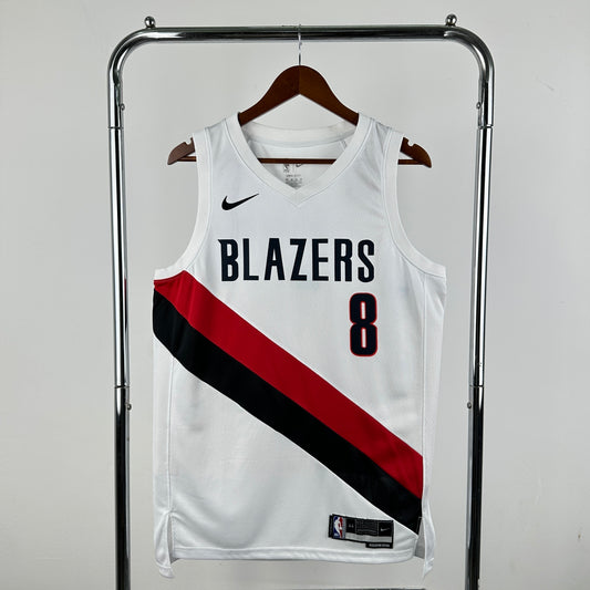 26 season Portland Trail Blazers home white 8 # Avdija NBA jersey S-XXL