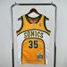 MN retro hot press jersey SW: Heat SuperSonics 07/08 season yellow 35 # Durant NBA Jersey S-XXL7