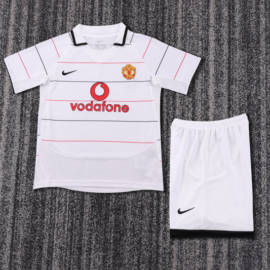 Retro Kids 2003/05 Manchester United away Size 16-28