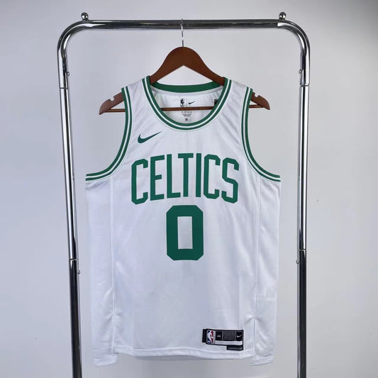 23 Season Celtics White No. 0 Tatum