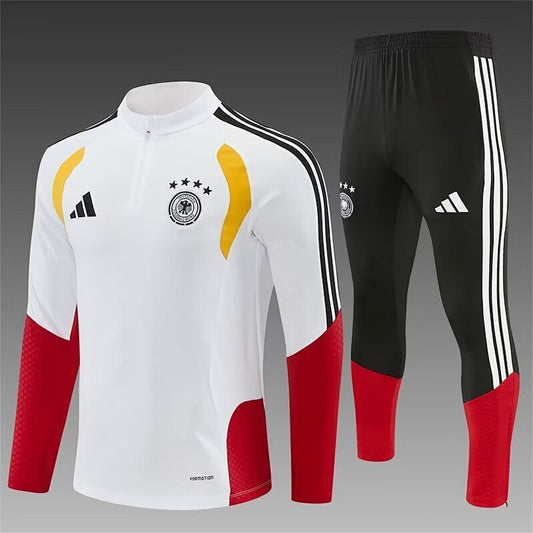 /27 Germany White Half Pull Training Suit Yupoo Soccer Jerseys (Adults&amp;Kids)7