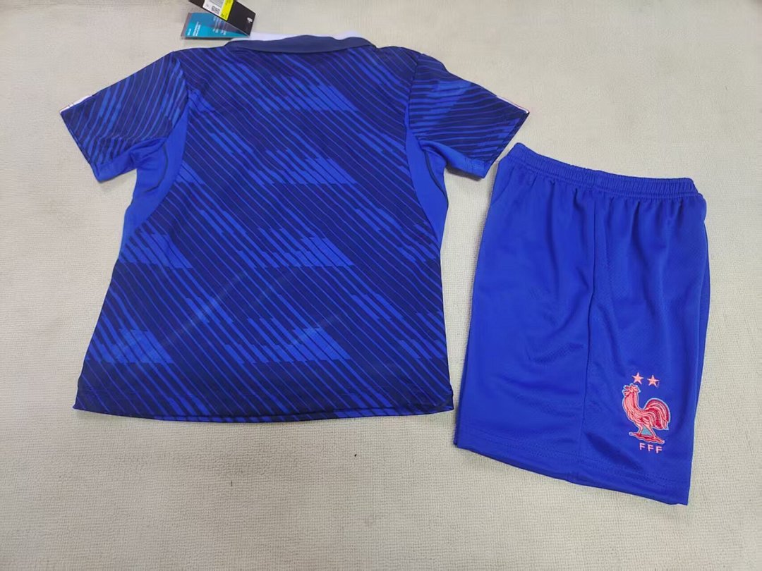 /27 Kids France home Yupoo Soccer Jerseys&amp;Size 16-305