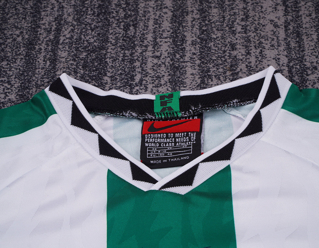 Retro Kids 1996 Nigeria away football shirt&amp;Size16-287