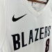 season Portland Trail Blazers home white 8 # Avdija NBA jersey S-XXL5