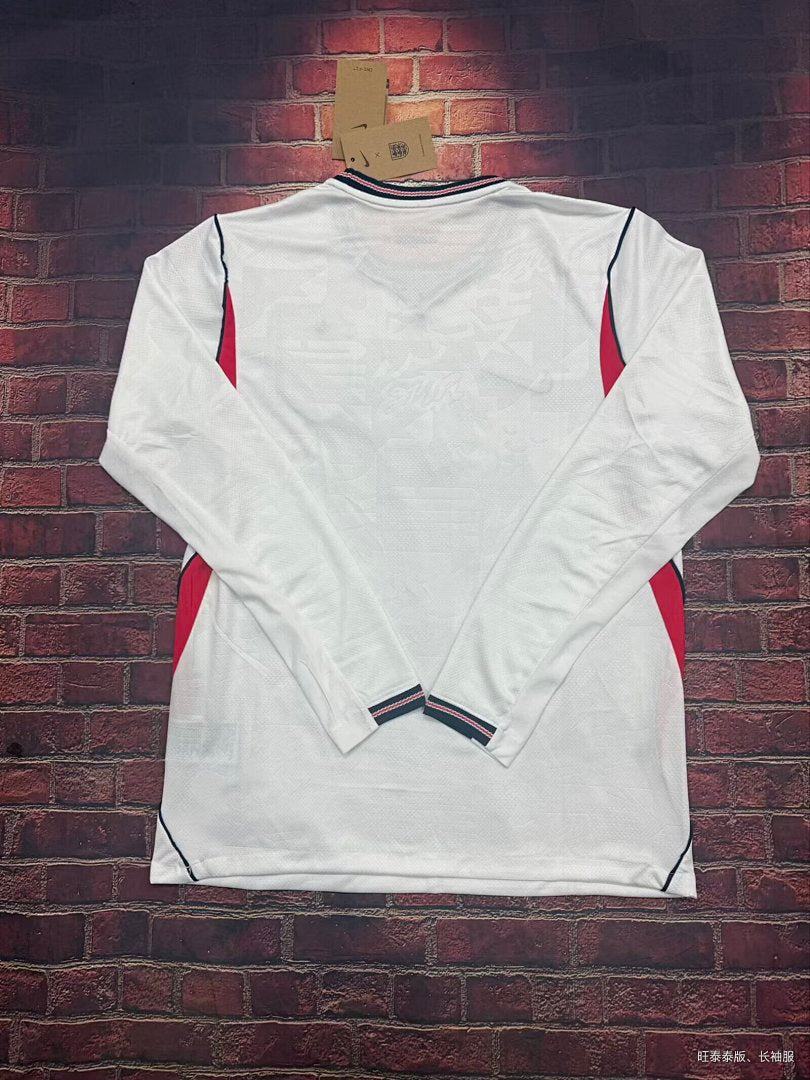 /27 England Home Long Sleeve Yupoo Soccer Jerseys S-4XL2