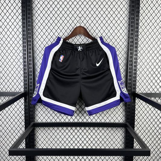 24 season Kings away black shorts