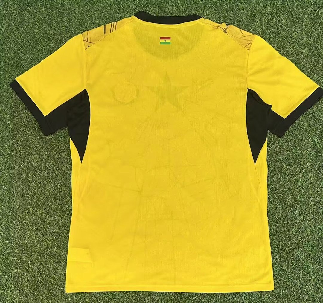 /27 Ghana Yellow Special Edition football jersey S-XXL4