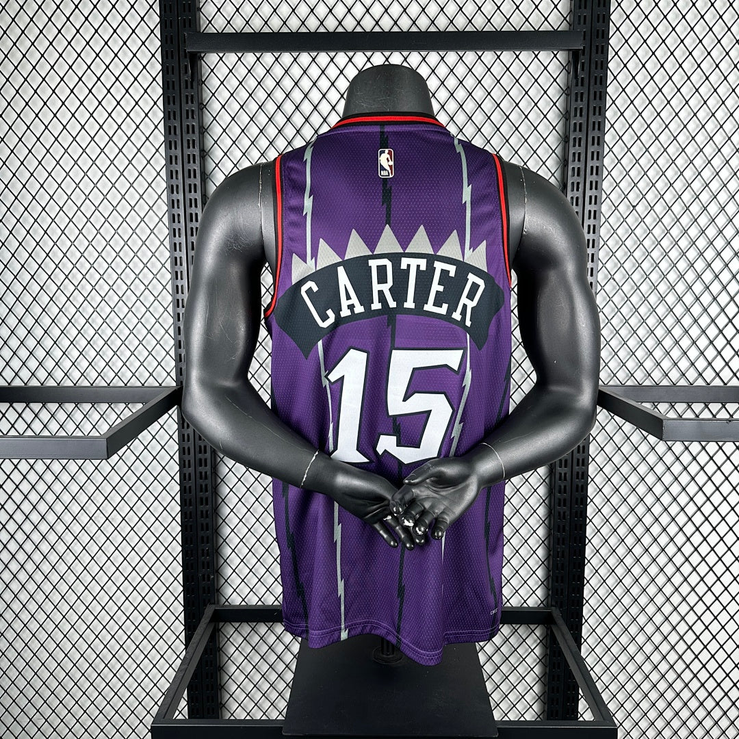 th season Raptors Retro Purple 15 # Carter S-XXL7