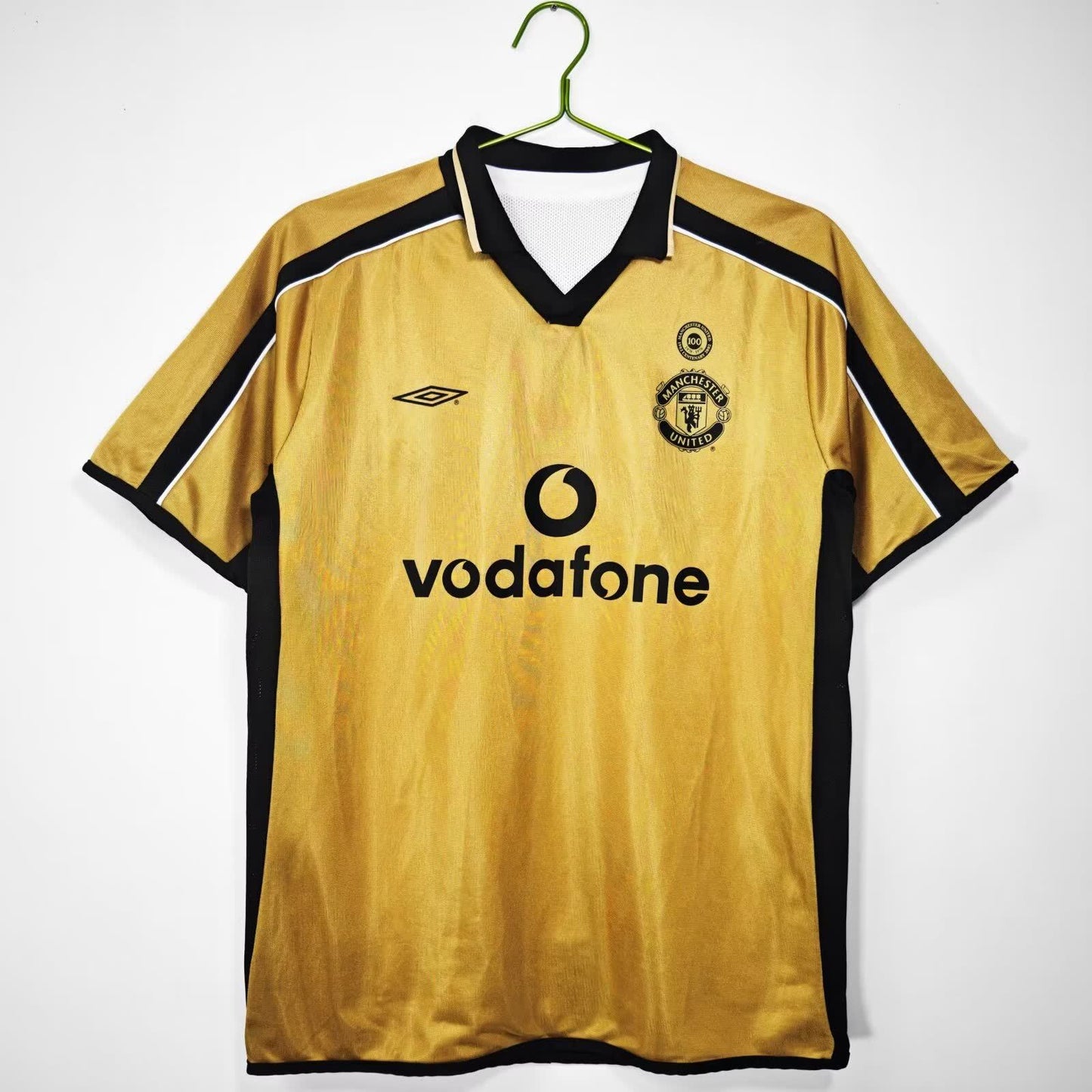 Retro 2001/02 Manchester United double-sided Centennial commemorative S-XXL