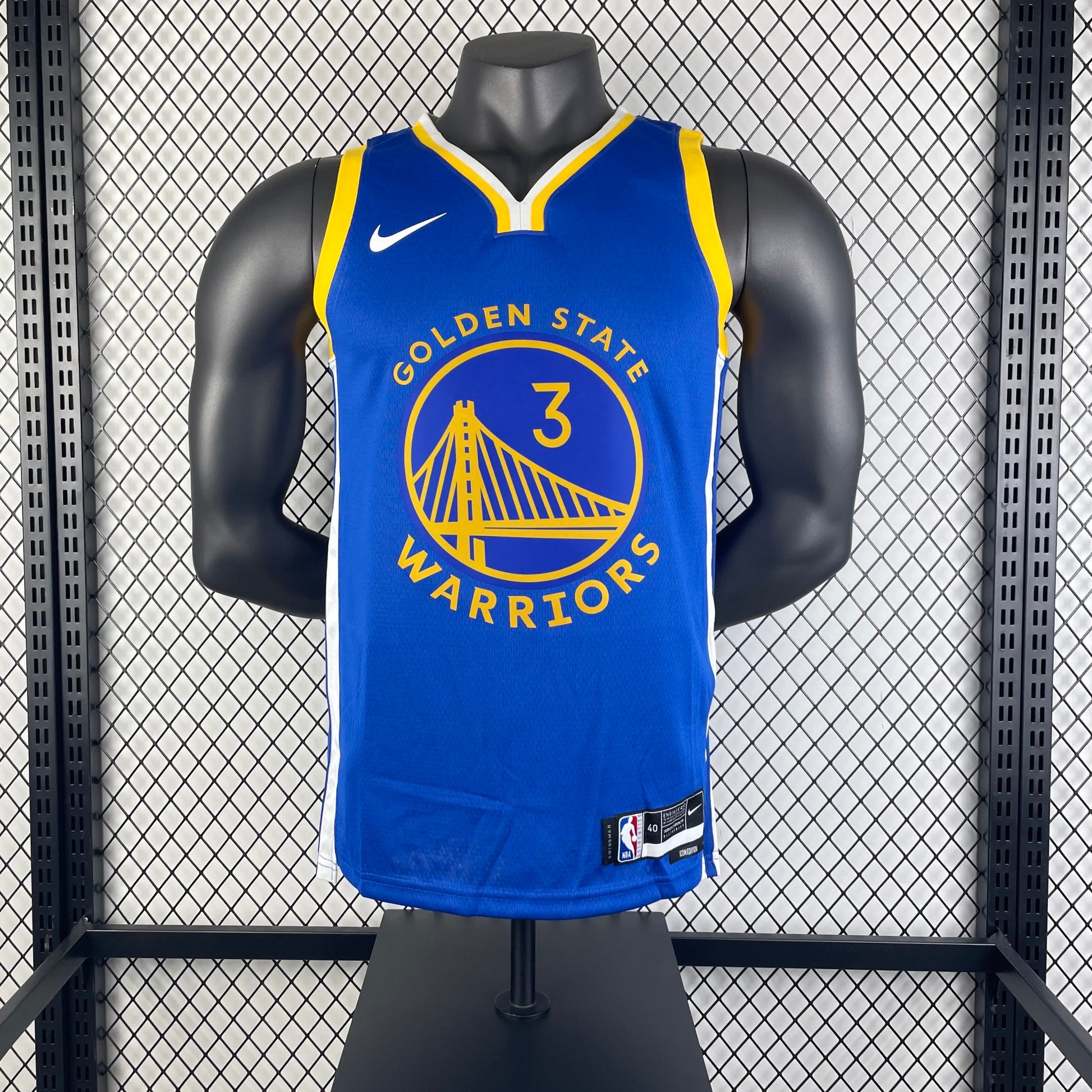 23 Season Warriors V-neck Blue 3 # Paul