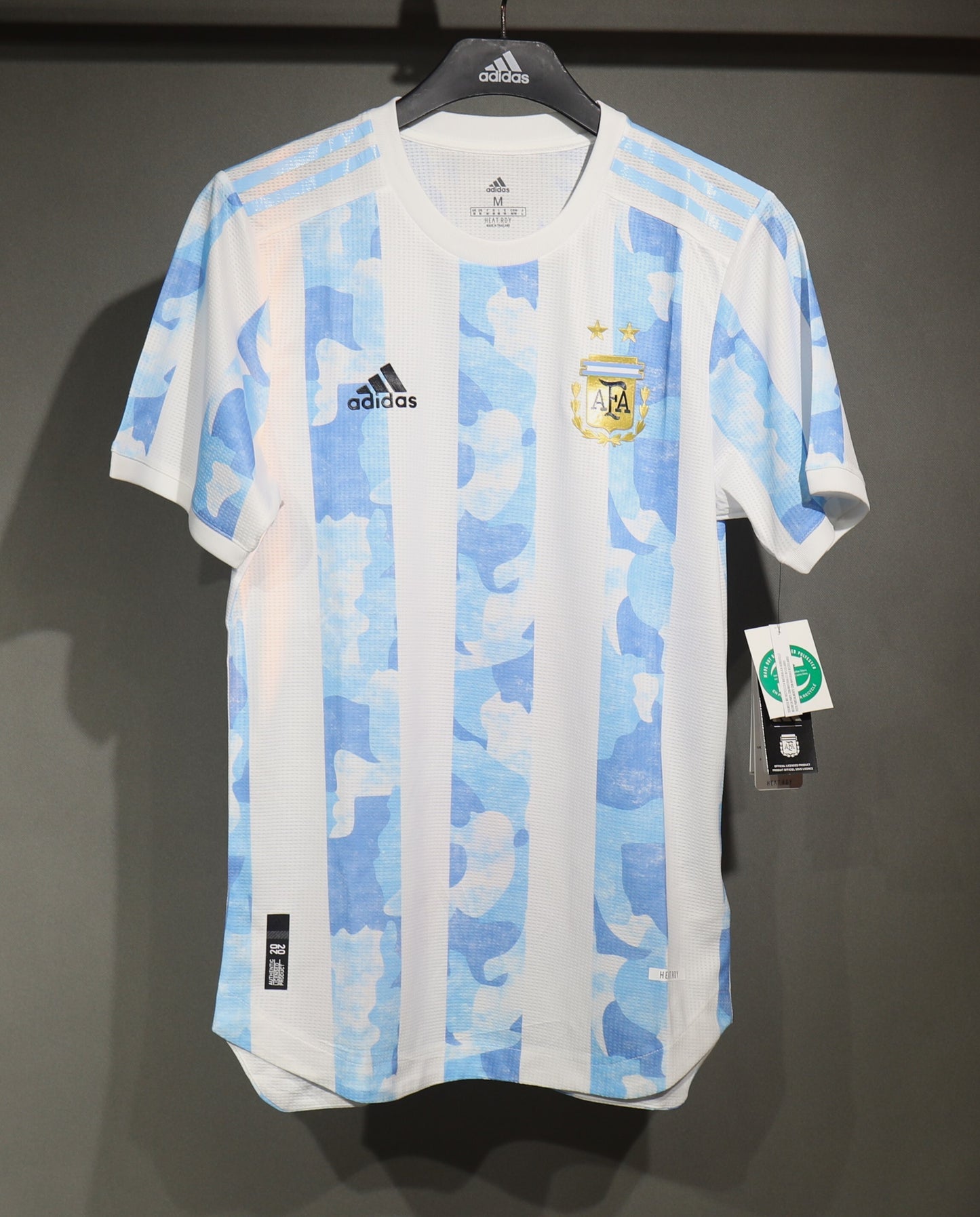 Retro 2021 Copa America Champion Argentina Home Player Edition S-3XL