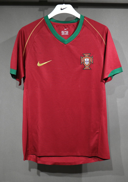 Retro 2006 Portugal Home Player Edition S-3XL