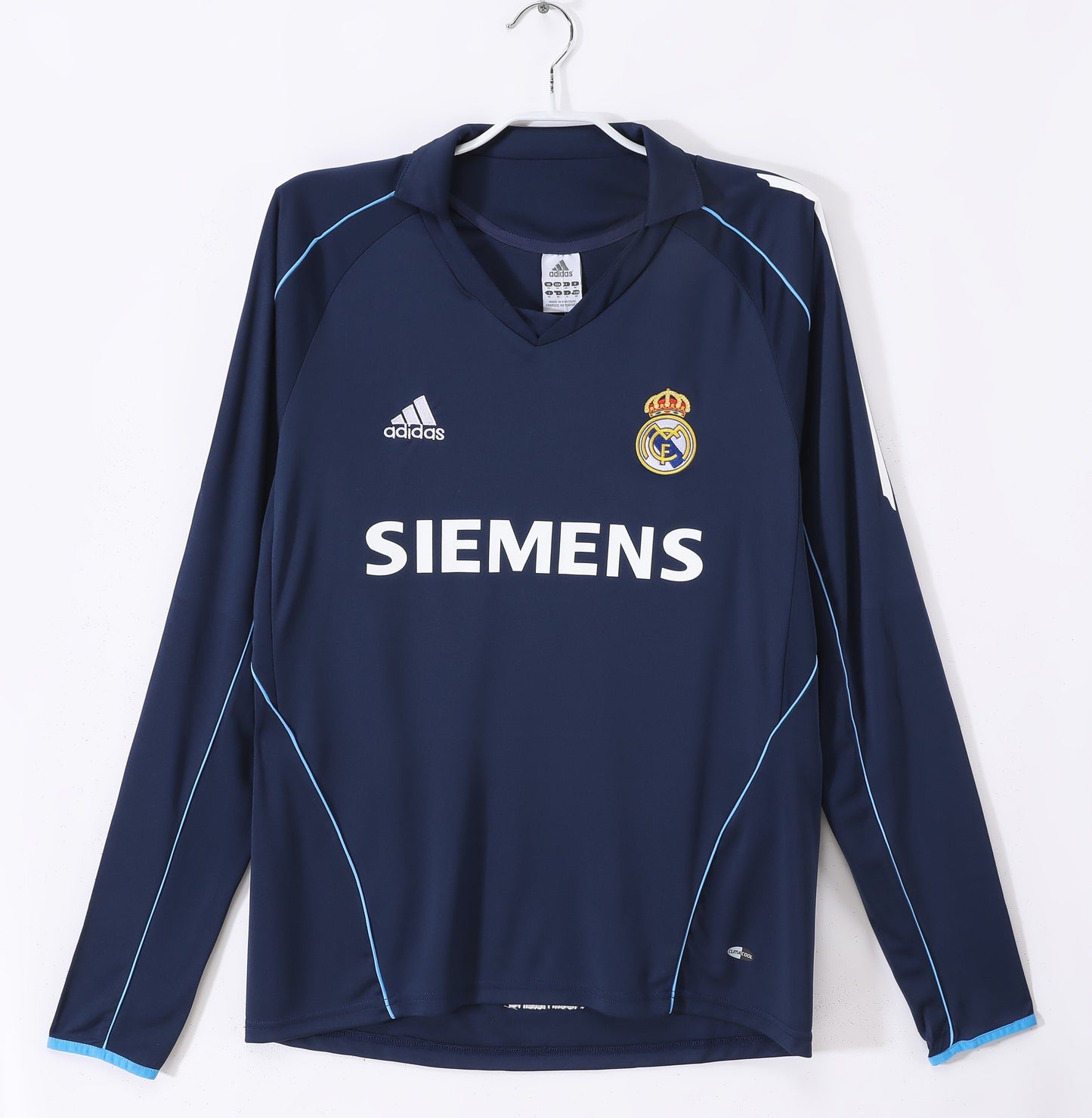 Retro 2005/06 Real Madrid away long-sleeved shirt S-XXL