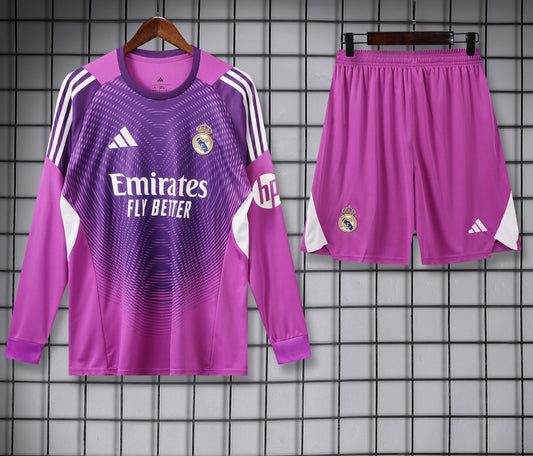 25/26 Real Madrid Long Sleeve Goalkeeper S-XXL