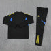 /26 Manchester United Black Half Pull Training Suit (Adults&amp;Kids)8