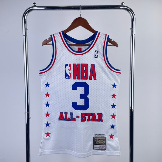 Vintage NBA jersey: 2003 All Star White 3 # Everson