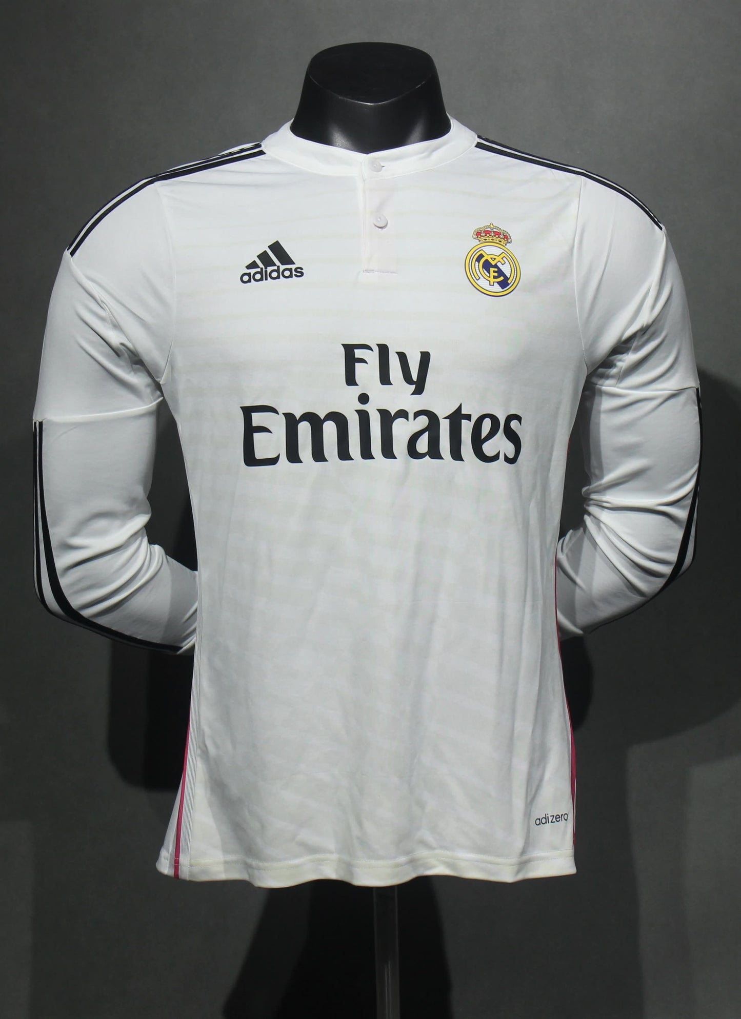 Retro 2014/15 Real Madrid Home Long Sleeve Player Edition S-3XL